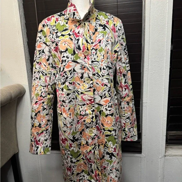 Kenar Vibrant Floral Jacket - Picture 1 of 11